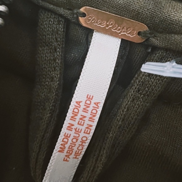 NWT Free People Dolman Quilted Knit Jacket in Dusted Military Size Large - Picture 8 of 11